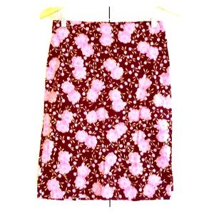 Floral skirt from Anthropologie / sold